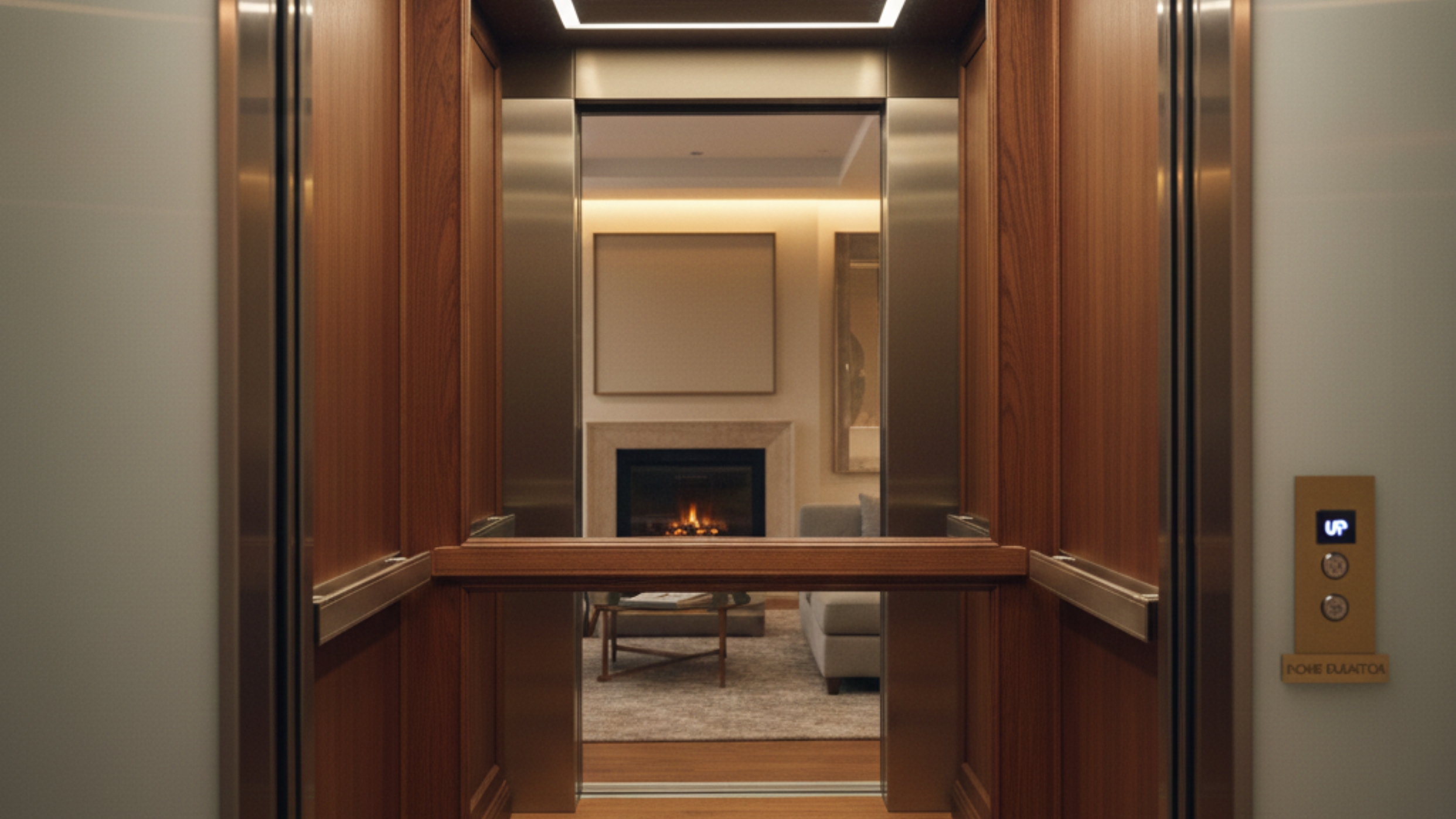Customized residential lifts from a leading supplier in Abu Dhabi for private residences.