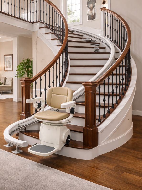 curved stair lift