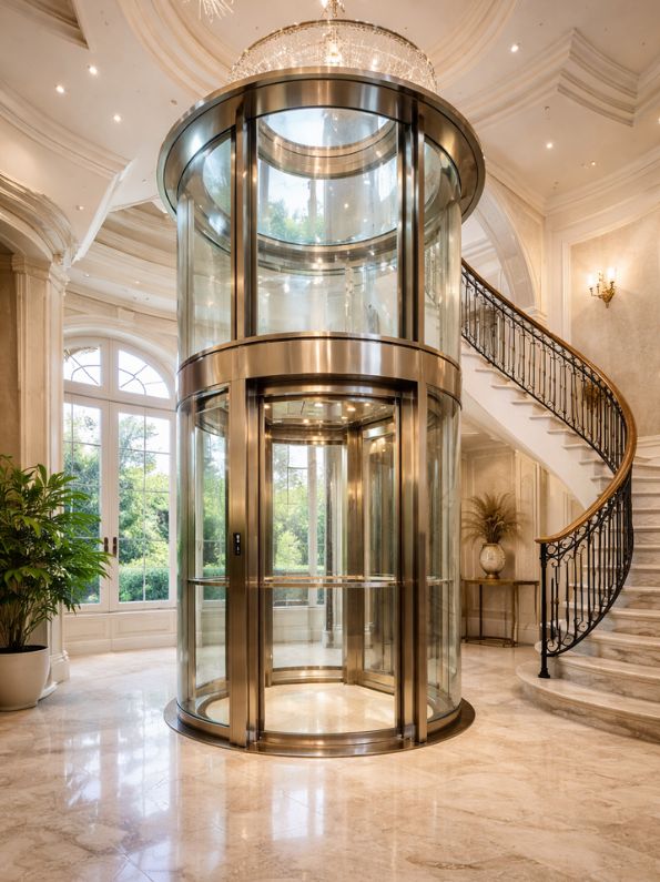 luxury glass elevators