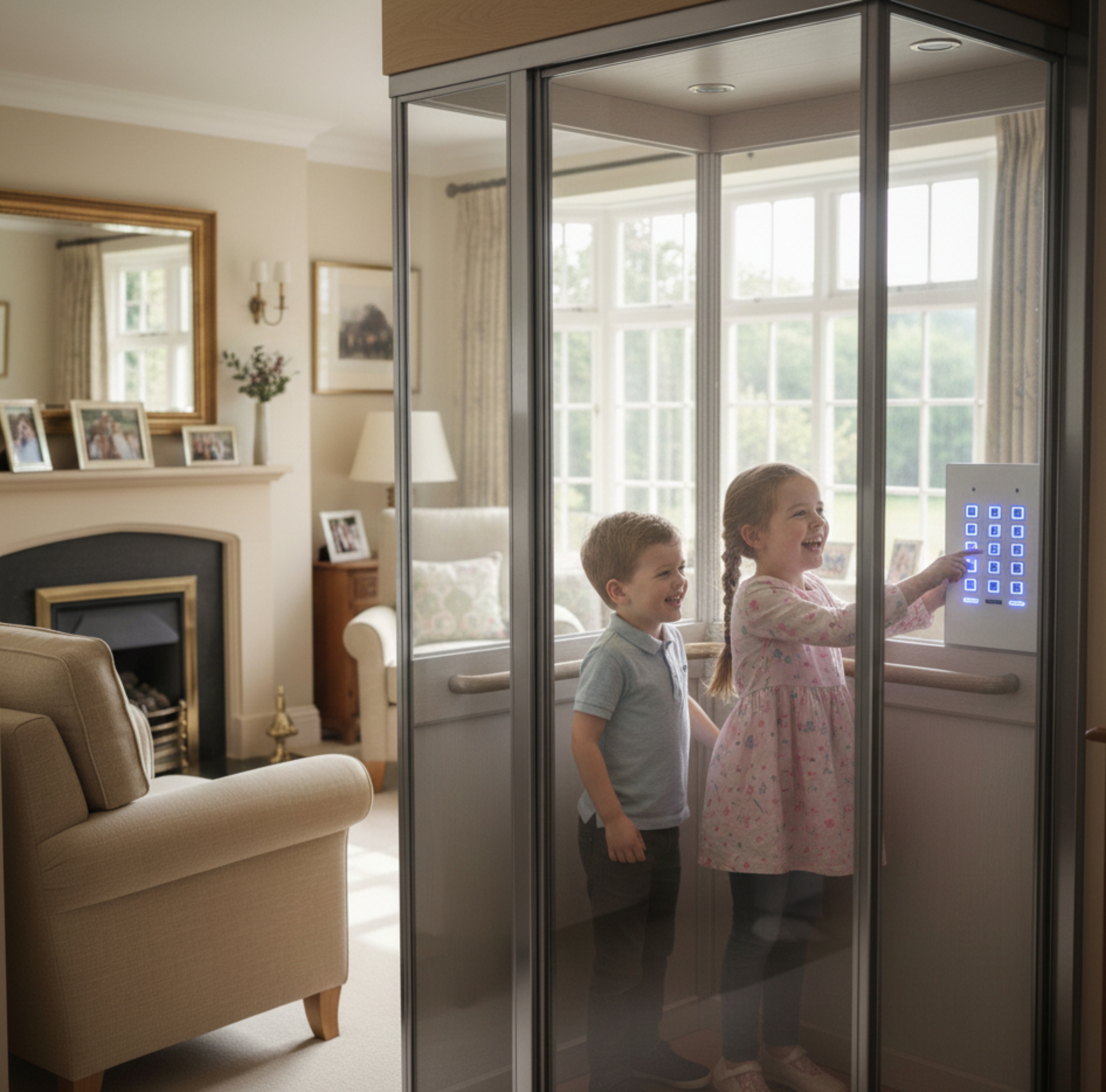 High-quality premium home lift Ajman for villas