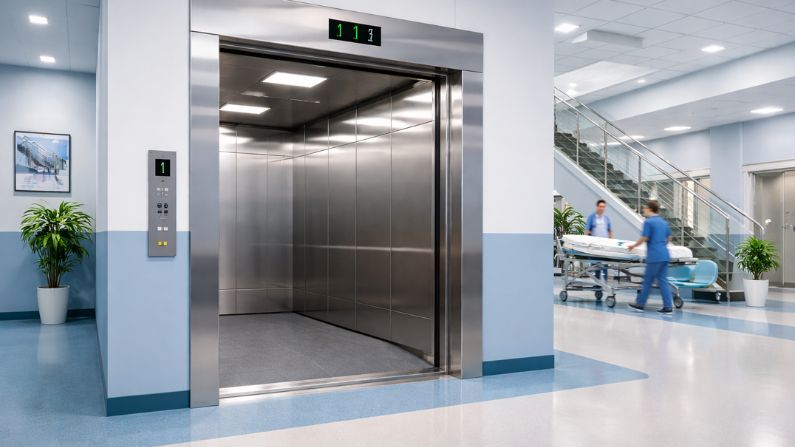 commercial elevator cost 2 floor building