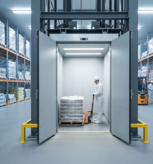 commercial goods elevator