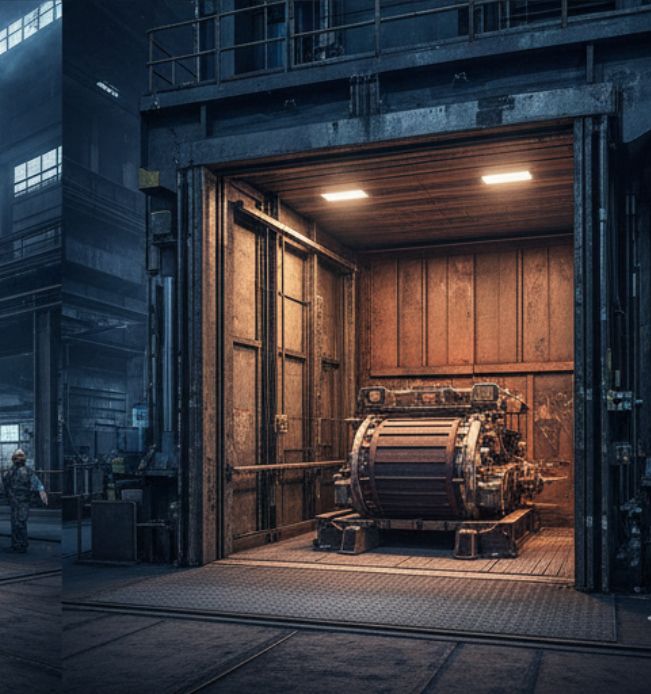 industrial freight elevator