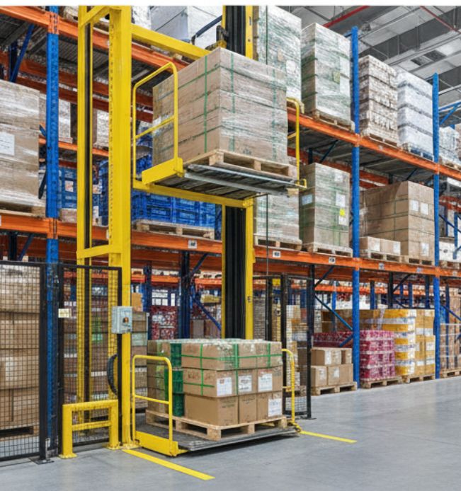 warehouse freight elevator