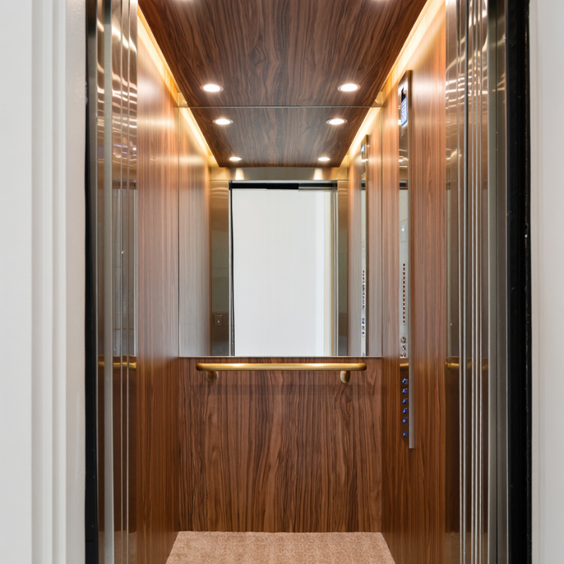 Modern home lifts in Dubai Silicon Oasis installed inside a smart urban apartment for comfortable and space-saving living