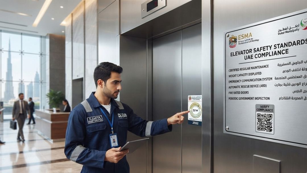 elevator safety standards in uae