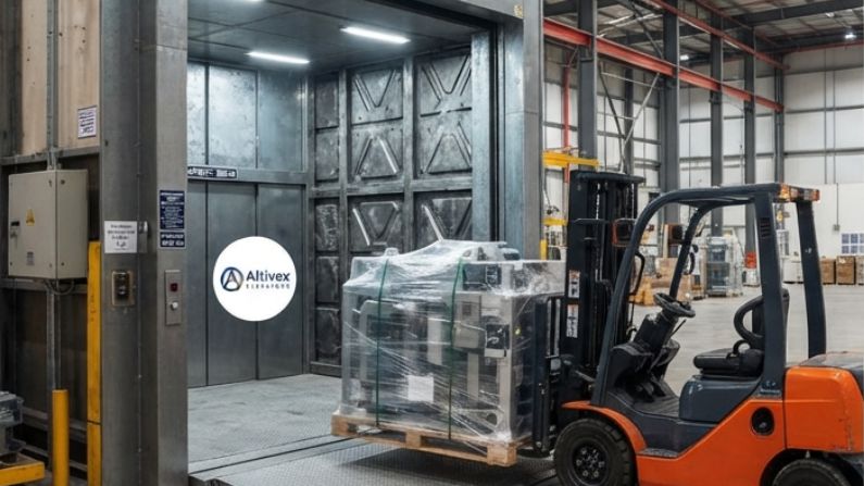 industrial freight elevator
