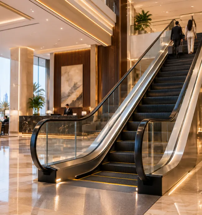 Hotel Escalator in UAE