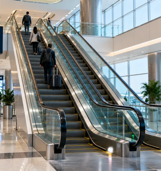Airport Escalator in UAE 