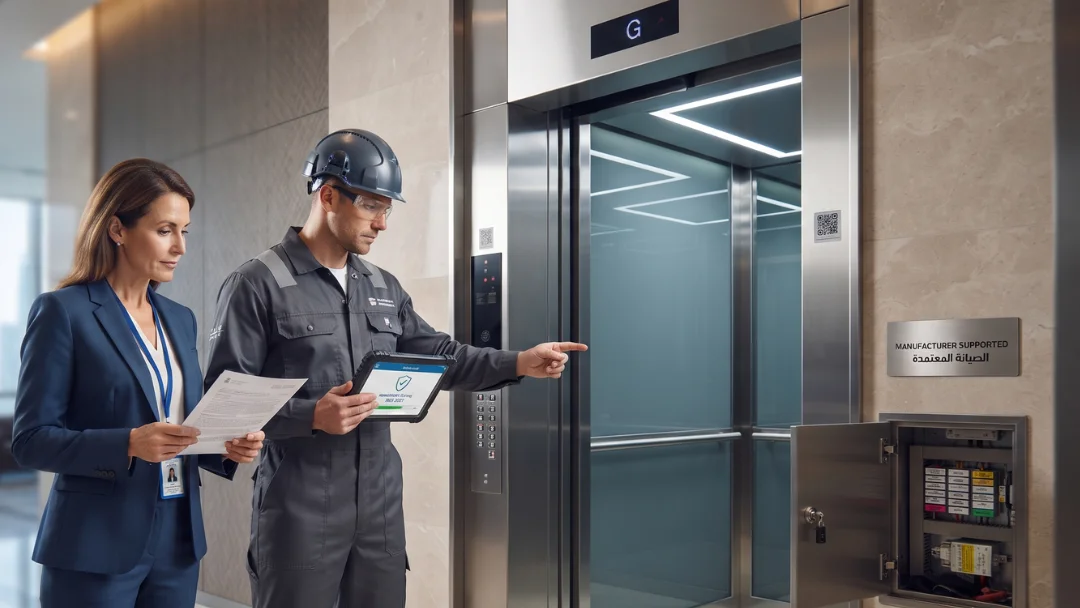 what does elevator warranty cover in UAE
